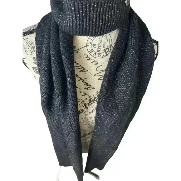 Calvin Klein Women's Pom Pom Beanie & Scarf Boxed Gift Set, Black, One Size - Picture 3 of 5